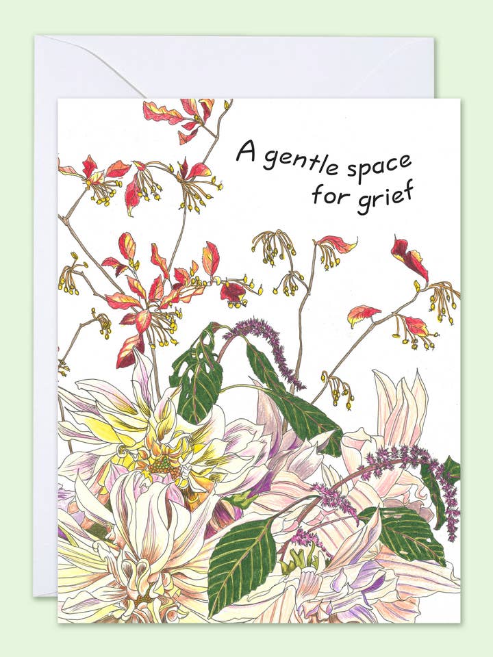 Card - Sympathy - A gentle space for grief for wholesale by Vivid Cottage