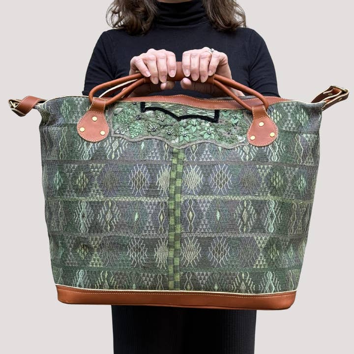 Huipil Weekender for wholesale by Intertwined: Handmade for Good