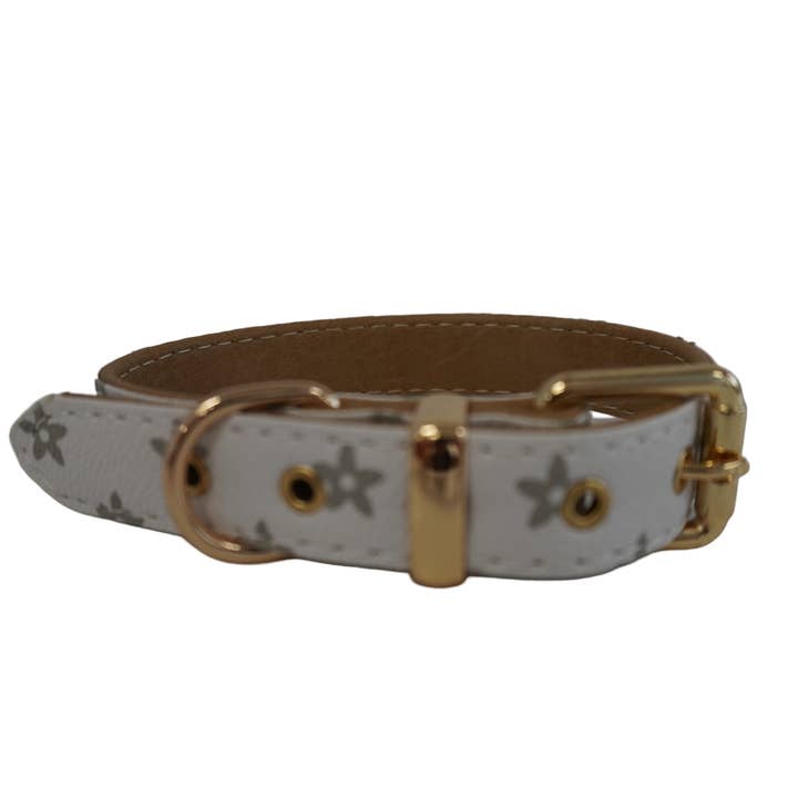 BARK by DOG - Wholesale Pet Collar - Dog - Tropez White Luxury Collar
