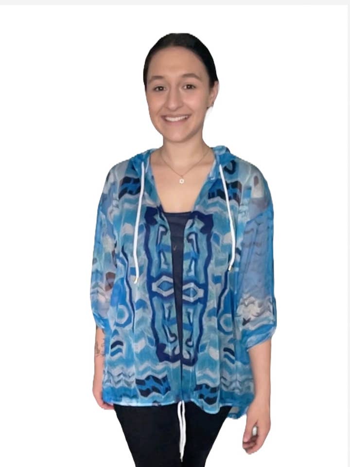 Mesh Anorak for wholesale by Atelier Anica