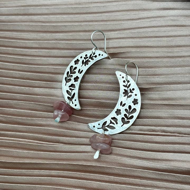 Fluff Hardware - Wholesale Dangle Earrings - Handmade Moon Garden Earrings