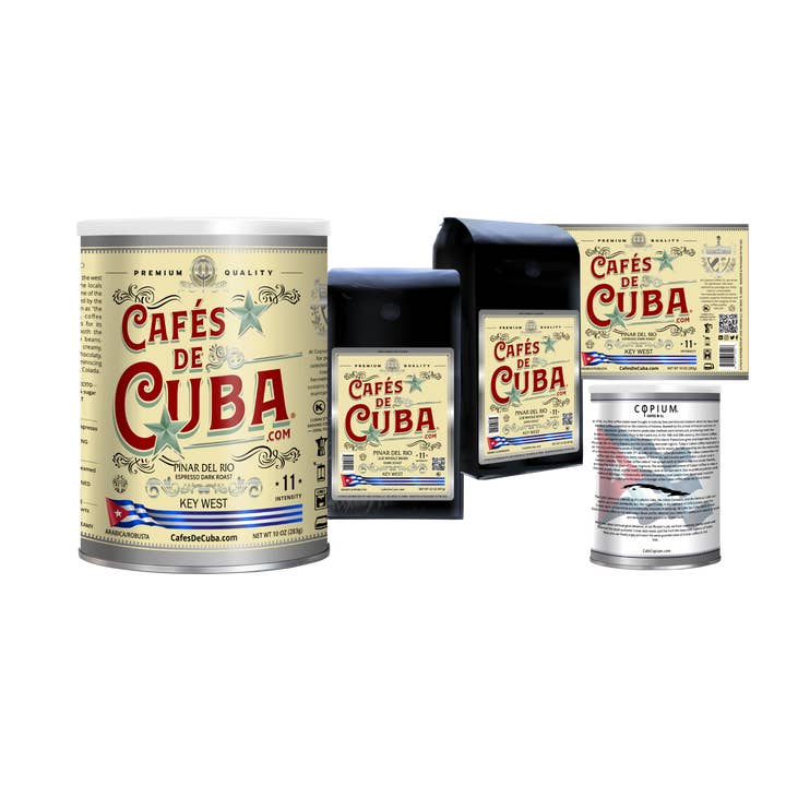 CafésDeCuba.com® - Vendita all'ingrosso Caffè macinato - PINAR DEL RIO - Caffè Arabica/Robusta - Intensità 11.1