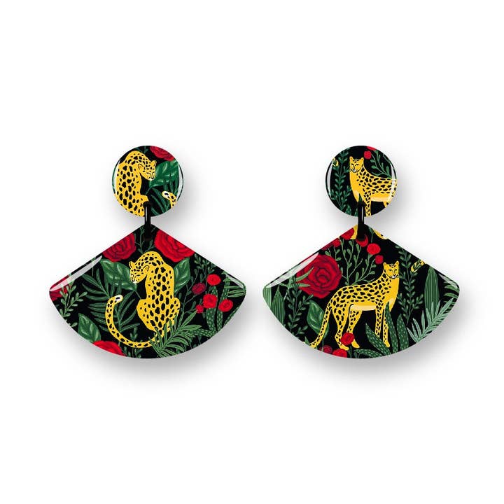 Jungle ”Petit Eventail” örhängen för wholesale av Thierry JOO