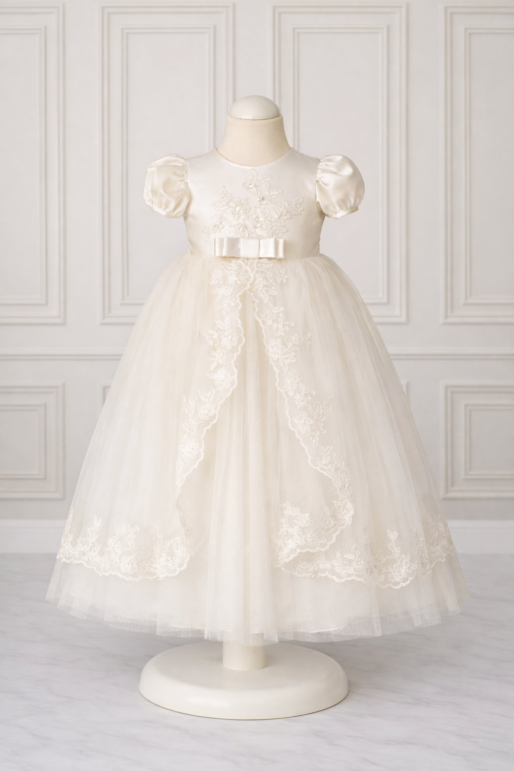 Bajabella - Wholesale Dress - Baby - Christening, Baptism White Dress, Baby Girl Gown3