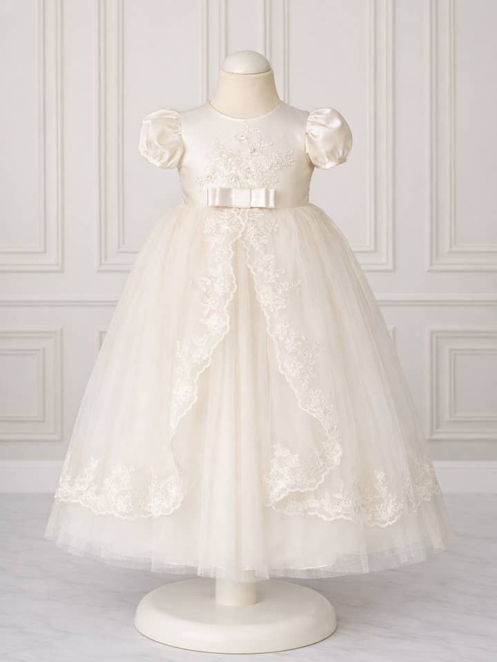 Bajabella - Wholesale Dress - Baby - Christening, Baptism White Dress, Baby Girl Gown3