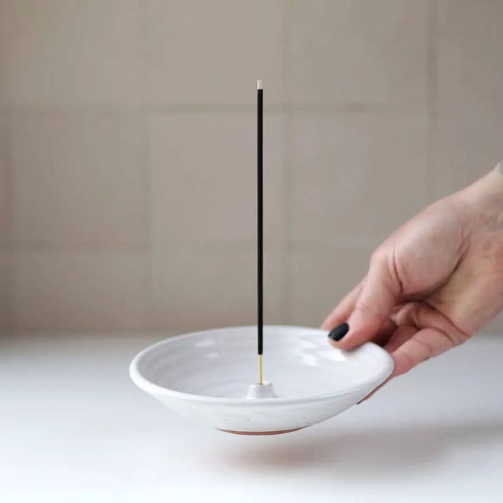 Gravesco Pottery - Wholesale Incense Holder - Incense Burner in 4 colors | Modern Handmade Pottery1