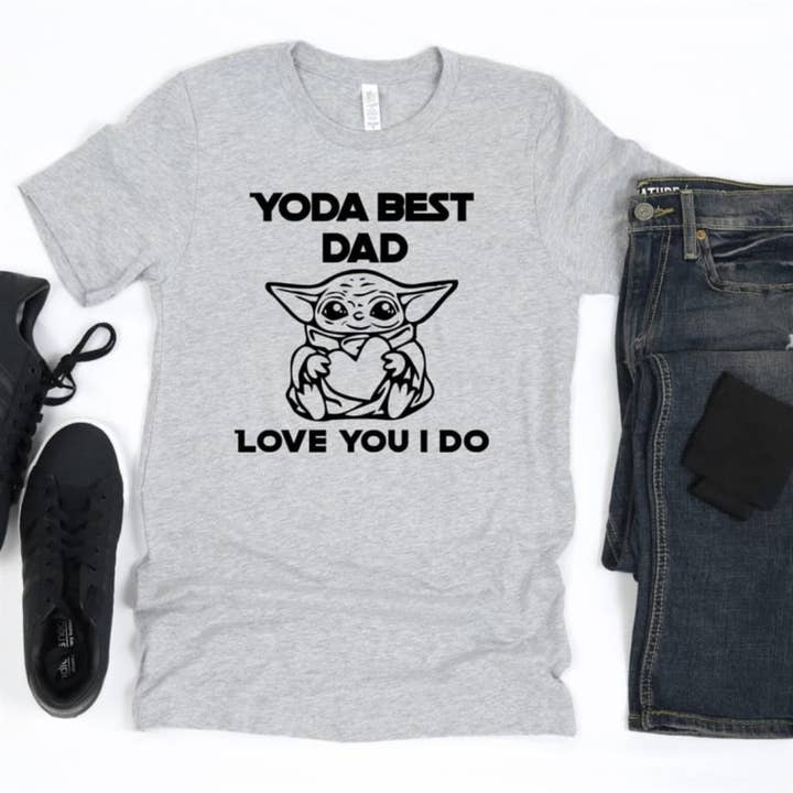 Yoda best dad shirt, divertente camicia yoda, camicia per papà per la vendita all'ingrosso da parte di Ruston Rose