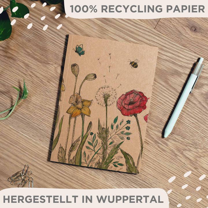 LIGARTI - Vente Cahiers - Carnet - Prairie fleurie4