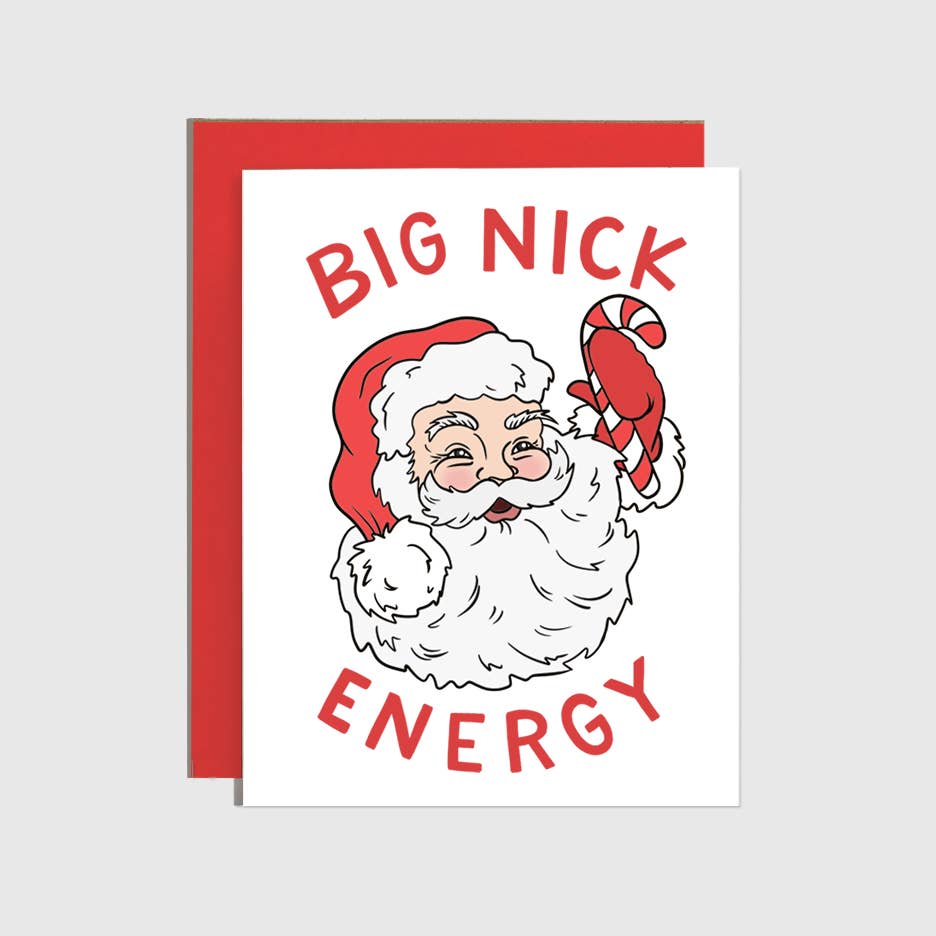 Brittany Paige – wholesale Christmas card – Big Nick Energy Holiday Card