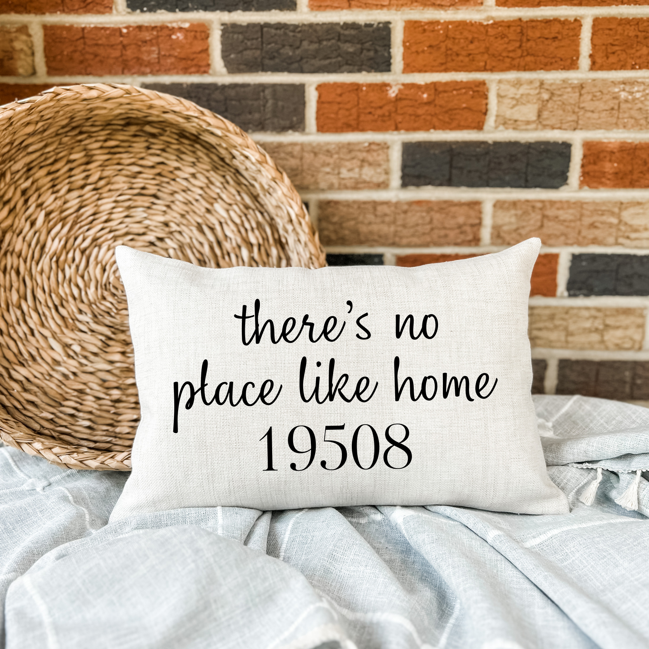 The Rosie Market - Wholesale Throw Pillow Cover - Zip Code Home Pillow Cover1