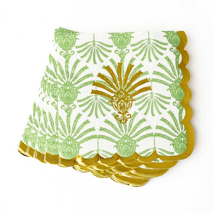Deco Palms Paper Beverage Napkin Packs for wholesale by 8 Oak Lane