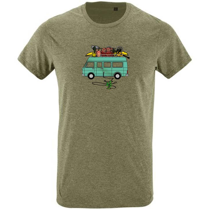 Herren-T-Shirt mit Van-Motiv für den Großhandel von Hot Savoie 74