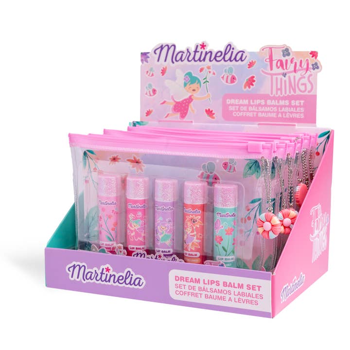Aquarius Cosmetic SLU - Wholesale Makeup Kit - Kids - MARTINELIA FAIRY THINGS DREAM LIPS BALM SET3