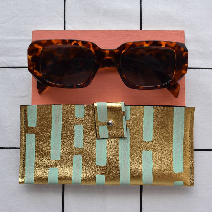 Jemma Marston - Wholesale Eyewear Cases & Holders - Women's - Hand Painted Leather Glasses Pouch5