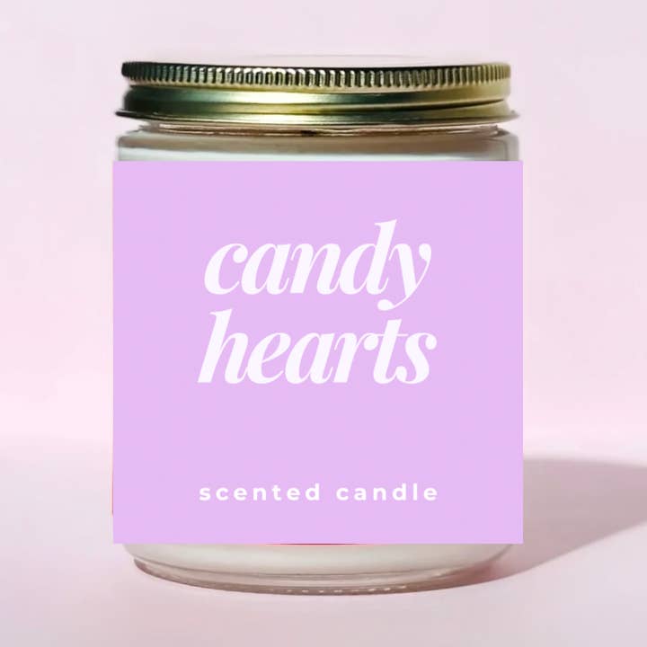NOUVEAU ! Bougie Cœurs en Sucre | Bougie Parfumée de la Saint-Valentin pour la vente par Free Ethos
