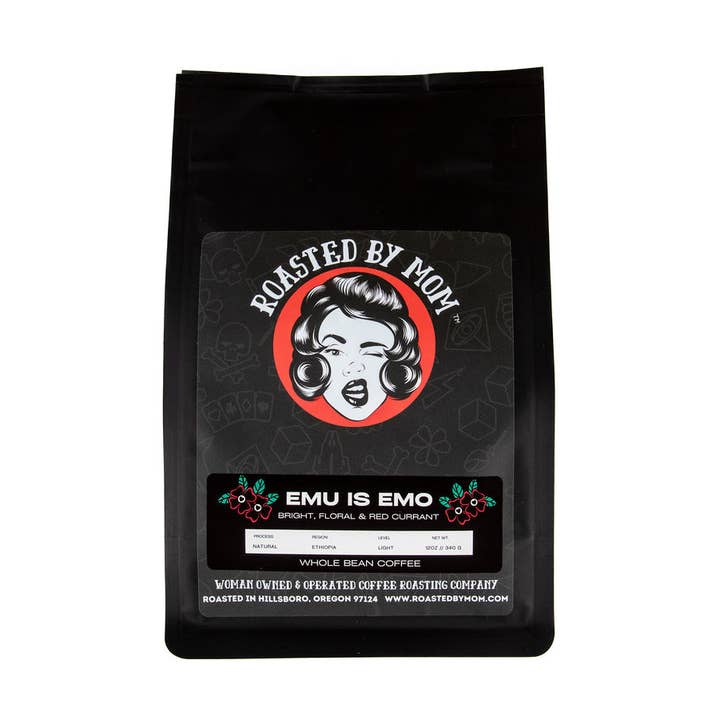 Emu is Emo Light Roast for wholesale by Roasted By Mom Coffee