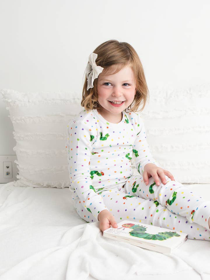 L'ovedbaby - Wholesale Sleepwear set – Kids - Caterpillar | Kids' Organic PJ Set5