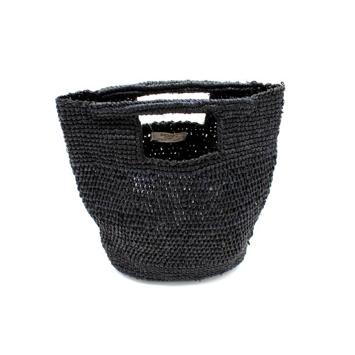 Shebobo - Wholesale Top Handle Bag - Women's - Mini ConCon Crochet Petite Straw Basket