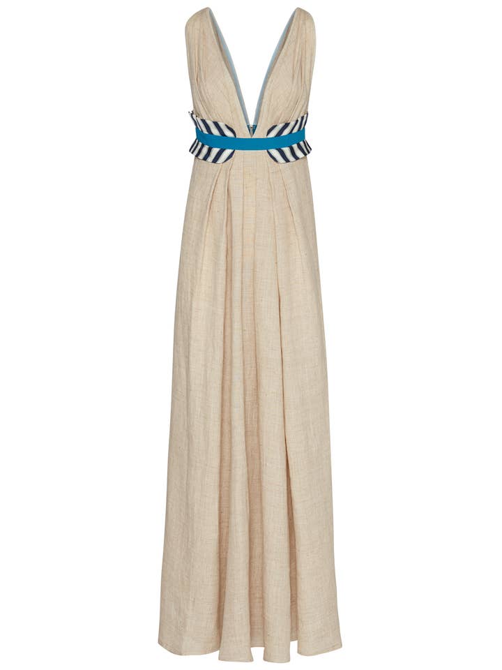 LONG EMPIRE-WAIST DRESS S22ABLI1 por atacado de Simone Tessadori