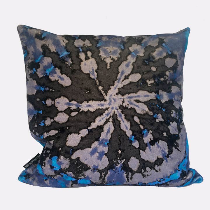 Almofada Tie Dye Circle Velvet - Lilac por atacado de Sharon Jane Studio