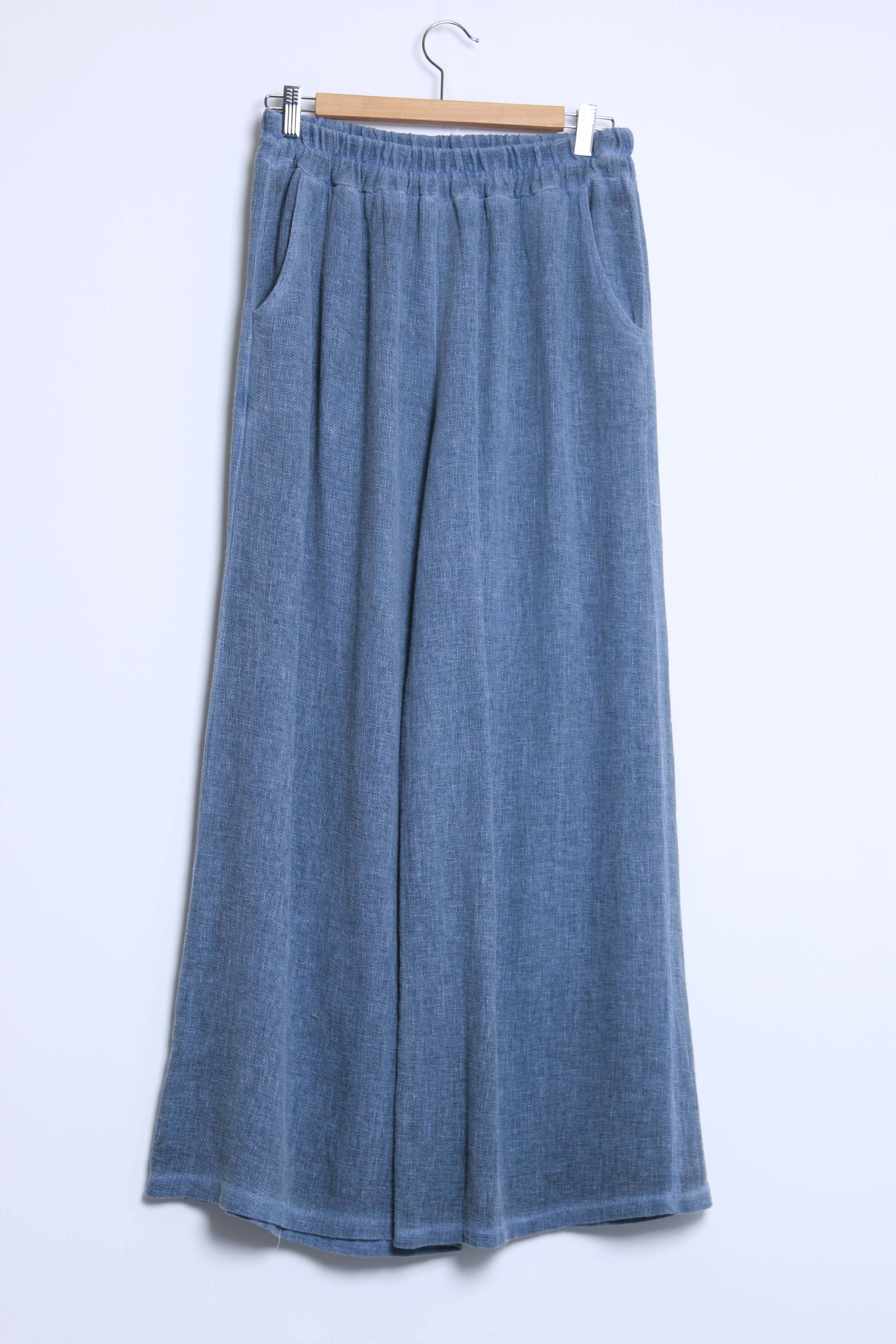 Shyloh – Großhandel Hose – Damen – Leinen-Baumwollhose 2 Taschen 205328