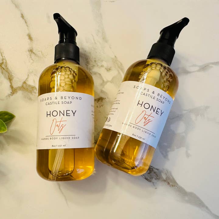 Castile liquid soap  8 oz for wholesale by Soaps & Beyond