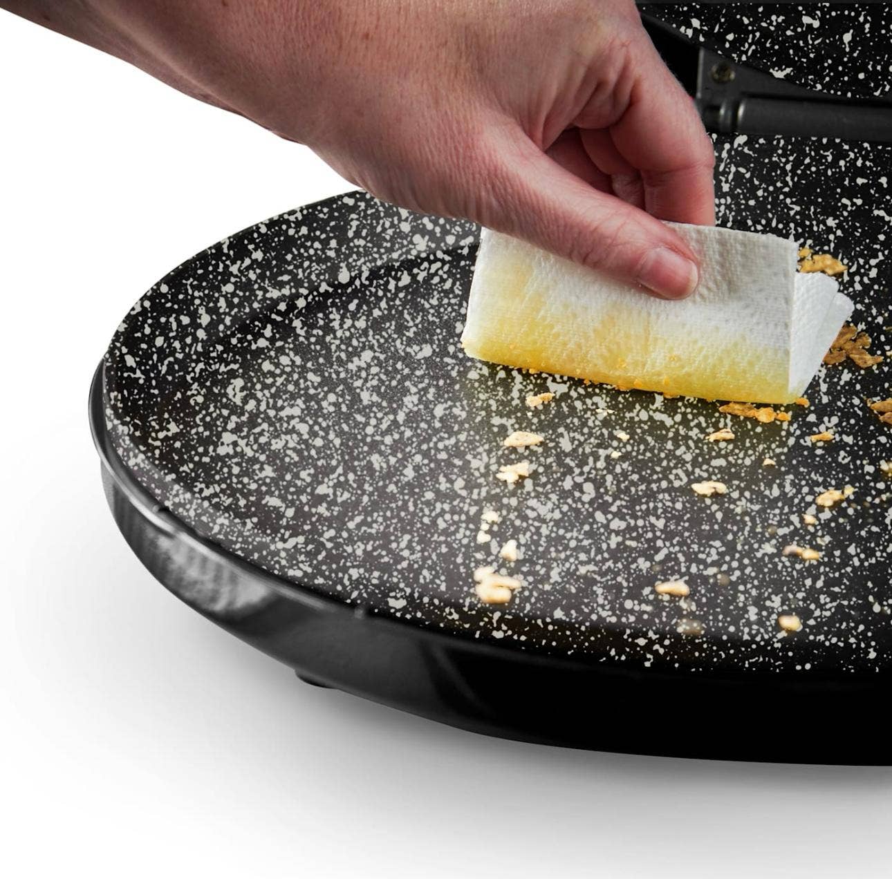 Misterchef - Venta al por mayor Electrodomésticos - MisterChef Pizzera con Placas de Cerámica Negra3