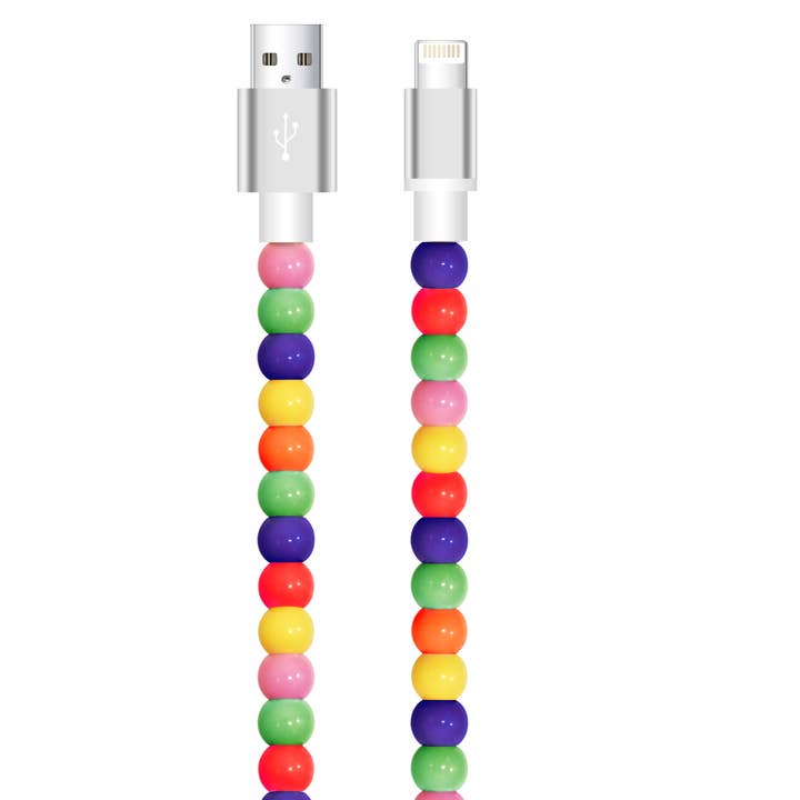 Tech Mod Beads Iphone Cable – Style Meets Function-Retail for wholesale by LAX Gadgets