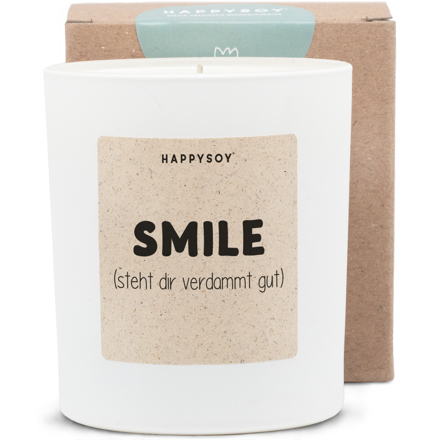 Happysoy - Wholesale Jar/Filled Candle - Scented candle - smile. (looks damn good on you:)0
