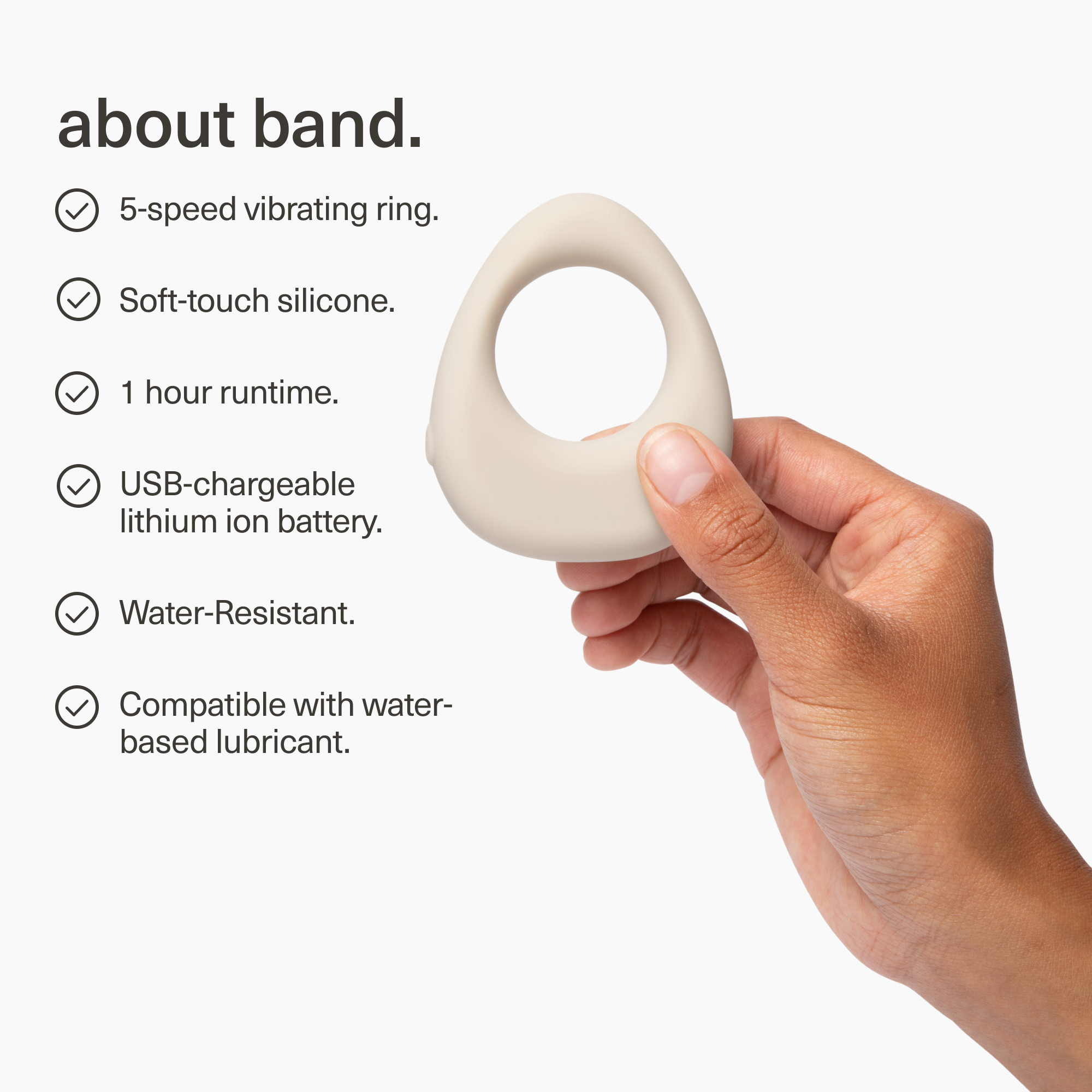 maude - Wholesale Sex Toy - Band - sex toy, vibrating ring, grey, adult gifts.4