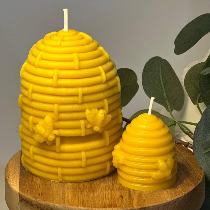 Pollen Sisters - Wholesale Novelty candle - Candle - Hive & Seek - Large Bee Hive – 100% Pure Beeswax1