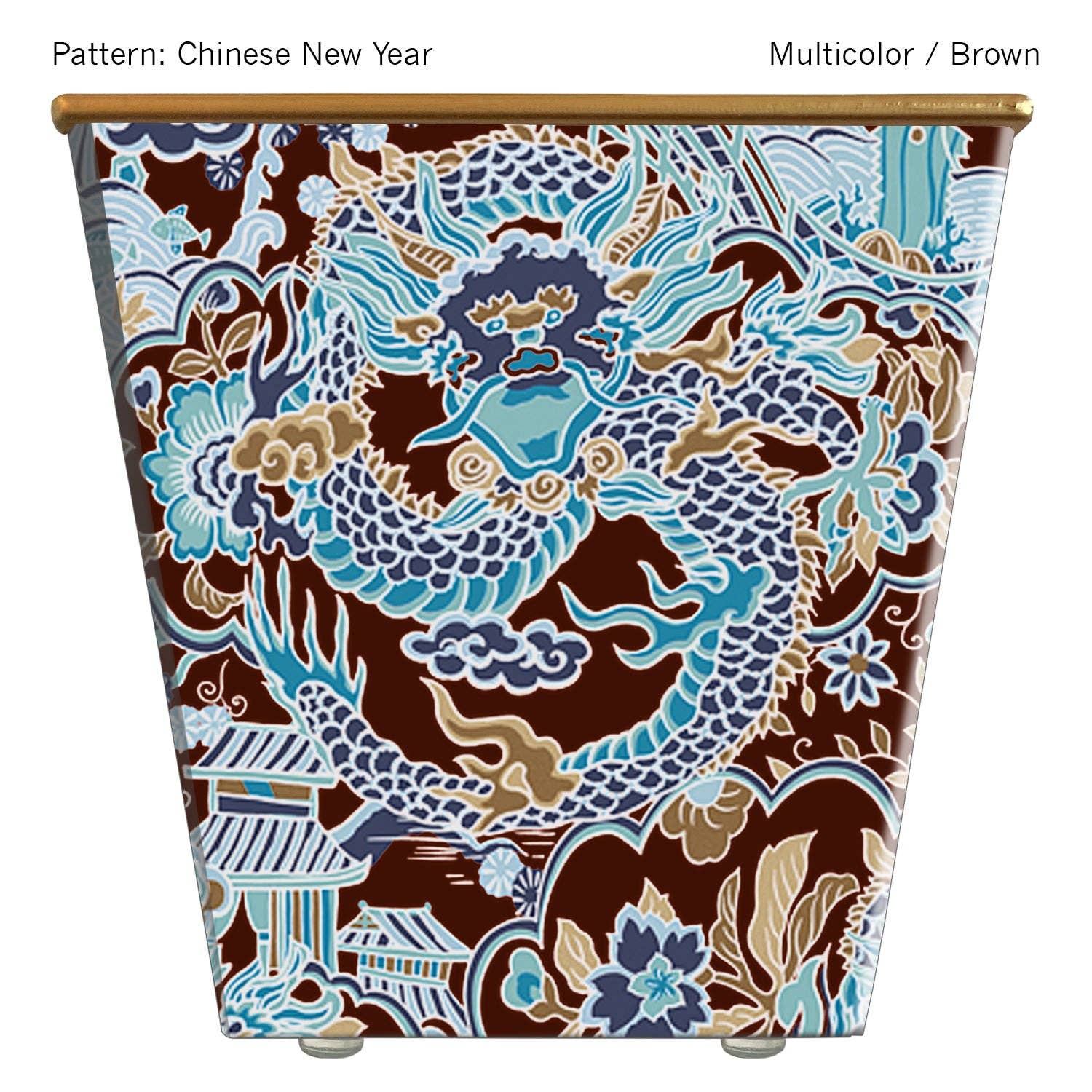 Hedge Farm Candles and Containers – wholesale Jar/filled candle – Chinese New Year (Two tone) Cachepot Candle1