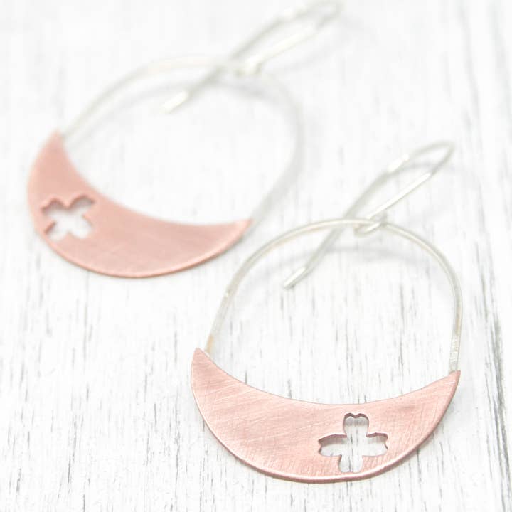 Botaniske øreringe, bregne timian ginkgo spire blomstergren for engroshandel hos Rising Jewelry