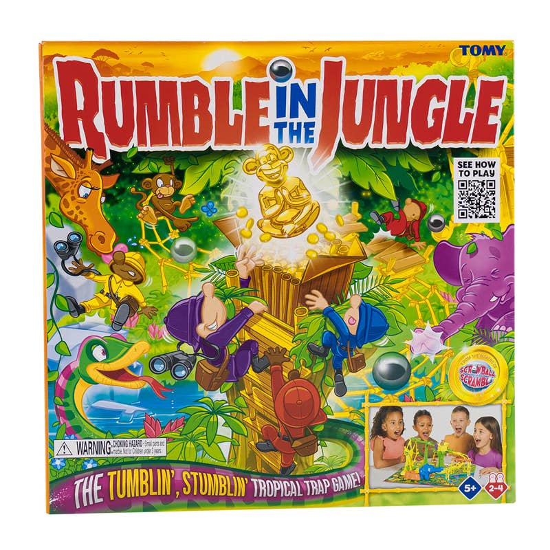 Deluxe Import Trading - Wholesale Board Game - Tomy Rumble in The Jungle Board Game - 2-4 Players0