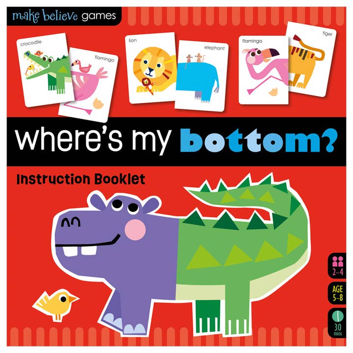 Make Believe Ideas – wholesale Brain game – Child – Where’s My Bottom?1