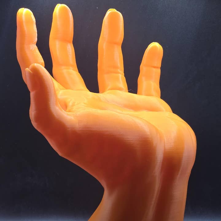 3D-printet hånd-hovedtelefonstativ – Unik headsetholder, stilfuldt skrivebordstilbehør, funktionel og holdbar gave til gamere og musikelskere for engroshandel hos PerfectionIn3D