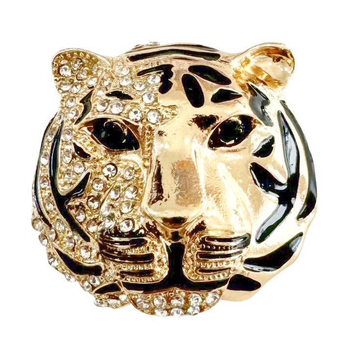 Gemelli - Wholesale Brooch - Tiger Brooch0