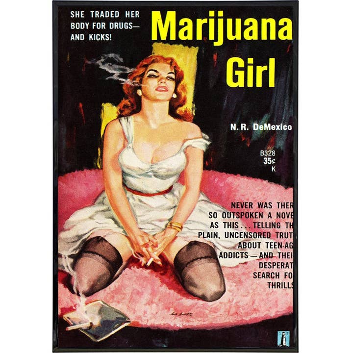 Marijuana Girl Tegneserieomslagstryk for engroshandel hos Shady Front