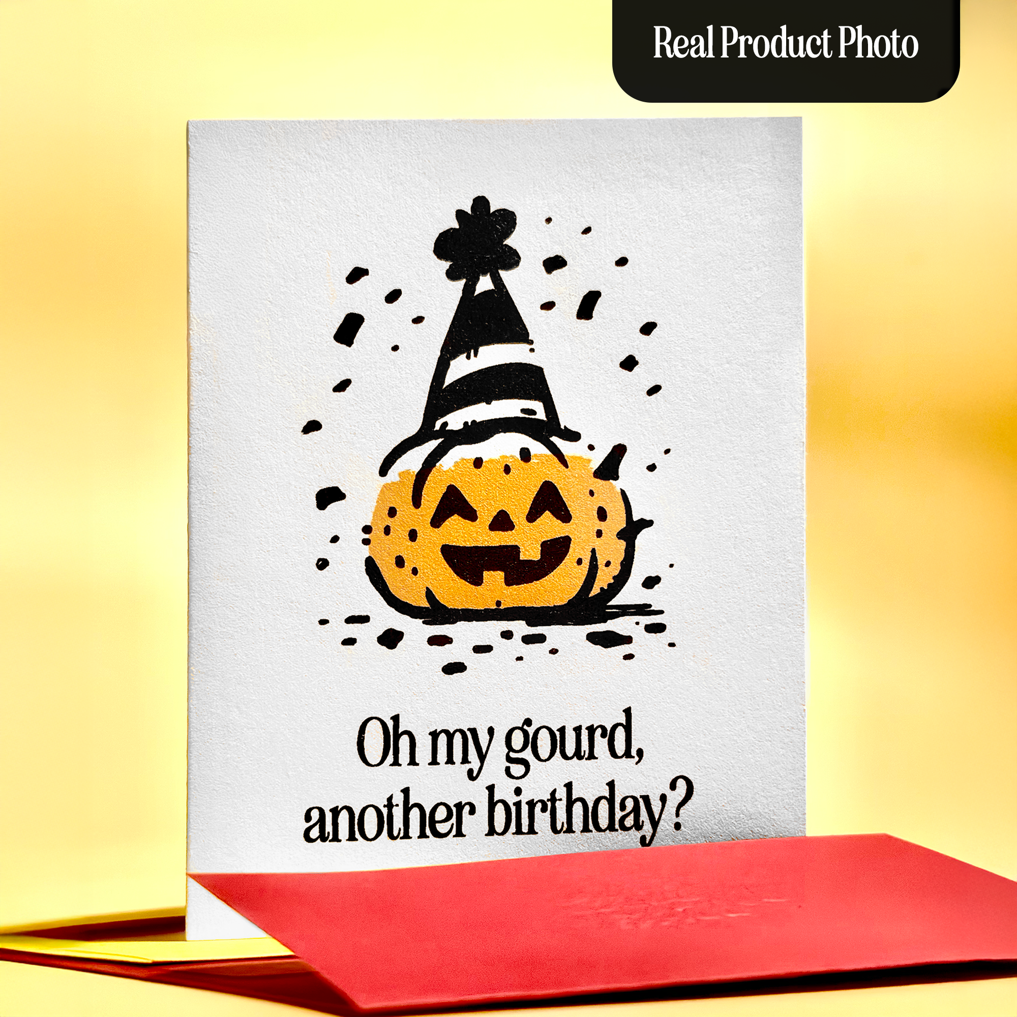 Petty Paper Studio - Vente Cartes d'anniversaire - Je pensais que tu savais, Chat Sarcastique - Carte de Vœux d'Anniversaire A28