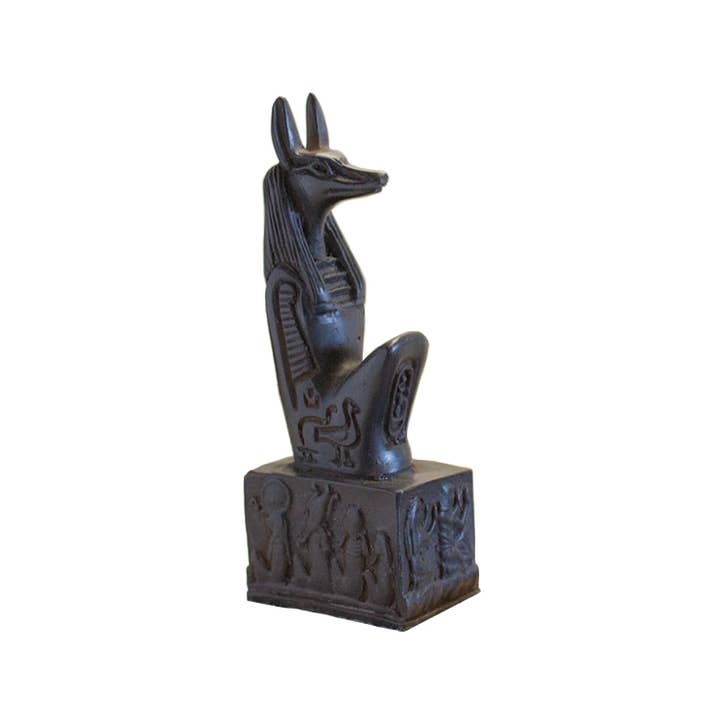 Anubis Arrodillado Negro - 5" - Dios Egipcio para venta al por mayor de Discoveries, Inc.