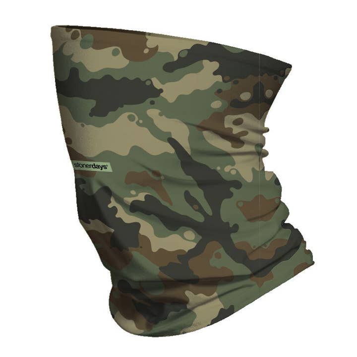 StonerDays Apparel - Wholesale Neck Warmer/Snood - Unisex - Army Pattern Neck Gaiter1
