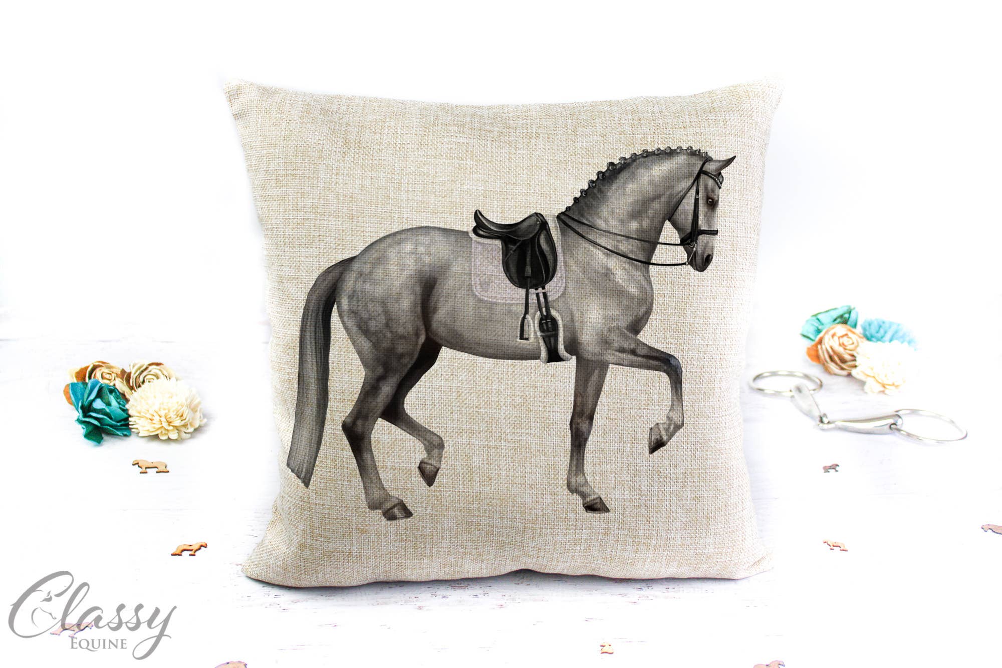 Classy Equine - Vente Housse de coussin - Housse de coussin cheval de dressage - Cadeaux équestres4