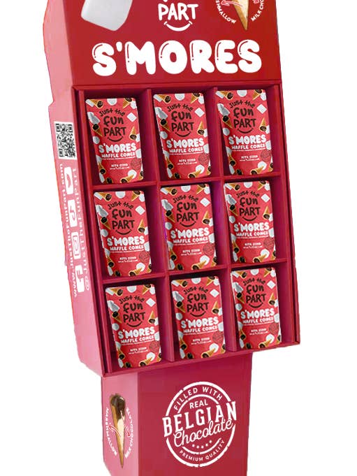 Just The Fun Part-Mixed 63ct Shippers (S'mores) for wholesale by Just the Fun Part