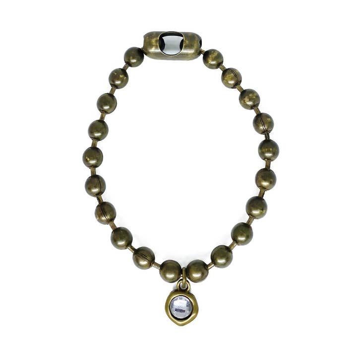 BRACCIALE IN CRISTALLO BEATRICE IN ORO per la vendita all'ingrosso da parte di JoRocco