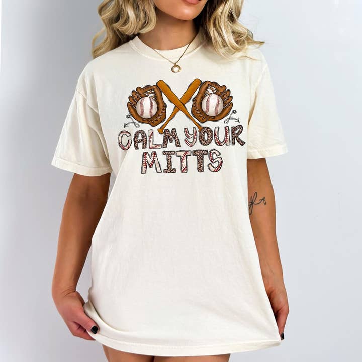 Calm Your Mitts Baseball Short Sleeve for wholesale by Dockery Corporation