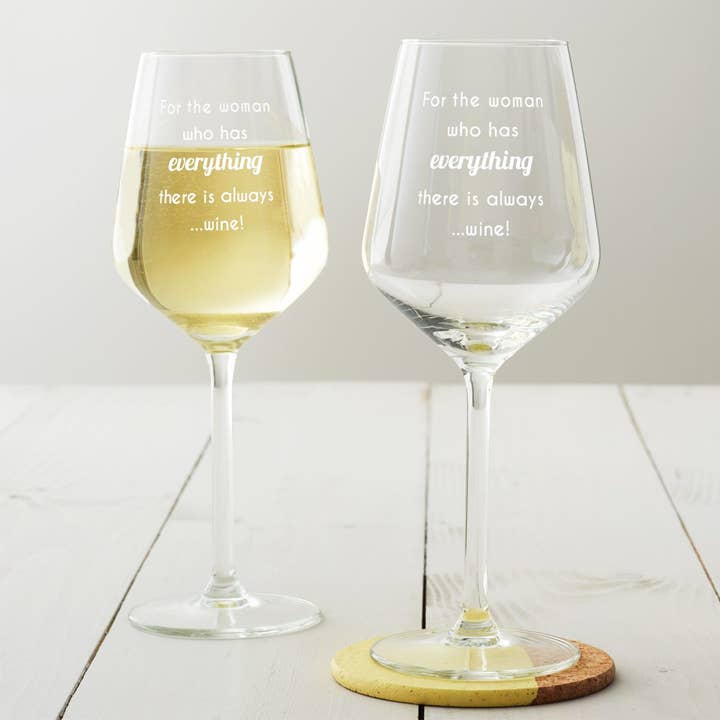 Copo 'For The Woman Who Has Everything' - Vinho por atacado de Becky Broome