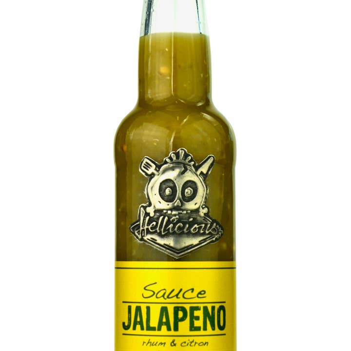 HELLICIOUS - Wholesale Sauce - Hellicious Jalapeno Sauce with Rum and Lemon 100 ml