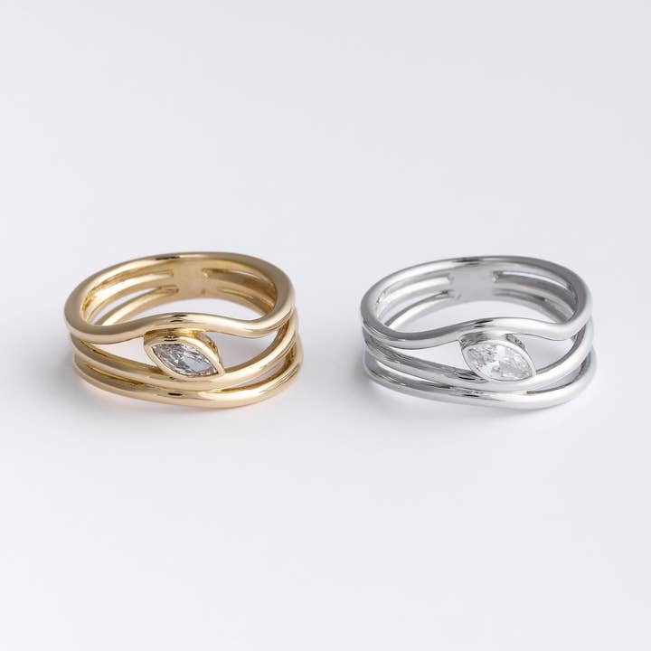 Ring - ONDÉE for wholesale by Huguette Paris