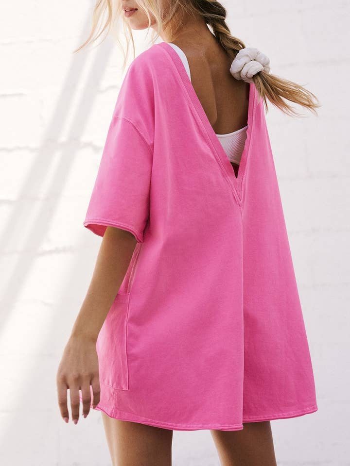 HIDDENBRAND - Wholesale Romper - Women's - Solid backless sports jumpsuit5