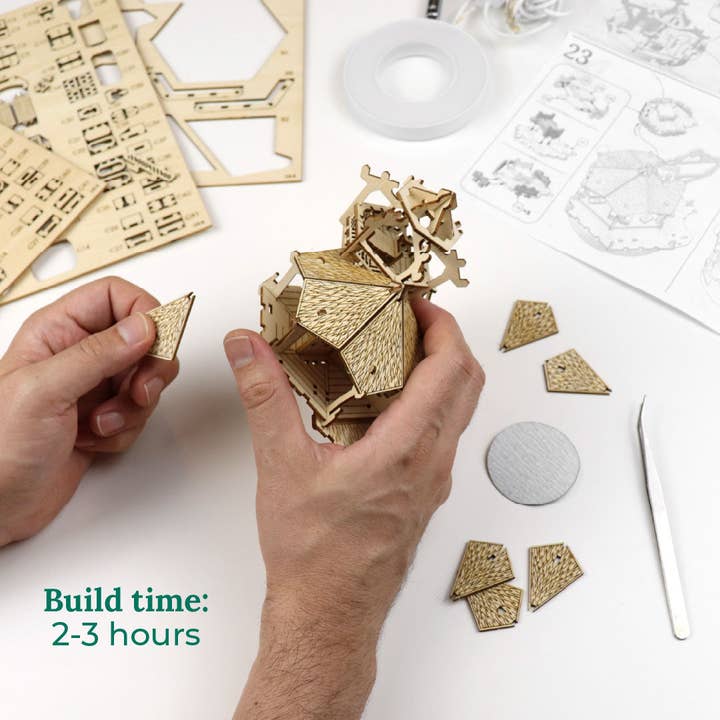 Tiny Treehouses - Wholesale DIY Craft Kit - Island Cabana + Grow Light4